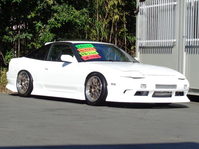 １８０ＳＸ タイプＸ　Ｓ１５タービンＺ３２エアフロ４８０ＩｊハイカムヘッドＧＫ前置インタークーラーオイルクーラー銅３層ラジエターＧＰ車高調Ｐテン強化タイロッドナックル１７ＡＷ強化クラッチ機械式ＬＳＤブリッドブースト水温計（13枚目）