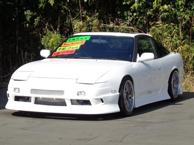 １８０ＳＸ タイプＸ　Ｓ１５タービンＺ３２エアフロ４８０ＩｊハイカムヘッドＧＫ前置インタークーラーオイルクーラー銅３層ラジエターＧＰ車高調Ｐテン強化タイロッドナックル１７ＡＷ強化クラッチ機械式ＬＳＤブリッドブースト水温計（20枚目）