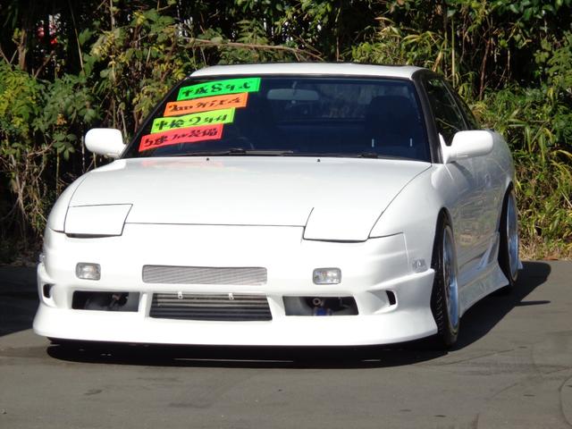 １８０ＳＸ タイプＸ　Ｓ１５タービンＺ３２エアフロ４８０ＩｊハイカムヘッドＧＫ前置インタークーラーオイルクーラー銅３層ラジエターＧＰ車高調Ｐテン強化タイロッドナックル１７ＡＷ強化クラッチ機械式ＬＳＤブリッドブースト水温計（22枚目）