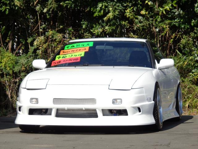 １８０ＳＸ タイプＸ　Ｓ１５タービンＺ３２エアフロ４８０ＩｊハイカムヘッドＧＫ前置インタークーラーオイルクーラー銅３層ラジエターＧＰ車高調Ｐテン強化タイロッドナックル１７ＡＷ強化クラッチ機械式ＬＳＤブリッドブースト水温計（23枚目）