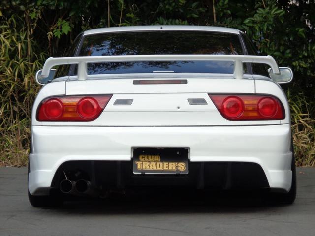 １８０ＳＸ 　ターボＥｇ換装６速ＭＴ換装公認Ｓ１５ダッシュ換装外フルエアロ前置インタークーラー銅３層ラジエター車高調Ｐテン５穴ハブブレンボキャリパー強化クラッチ機械式ＬＳＤロールバーＧＴ－ＲシートＤｅｆｉ４連（4枚目）