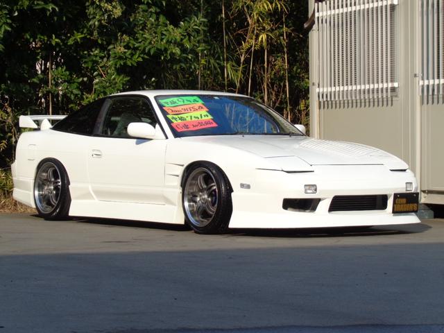１８０ＳＸ 　ターボＥｇ換装６速ＭＴ換装公認Ｓ１５ダッシュ換装外フルエアロ前置インタークーラー銅３層ラジエター車高調Ｐテン５穴ハブブレンボキャリパー強化クラッチ機械式ＬＳＤロールバーＧＴ－ＲシートＤｅｆｉ４連（12枚目）