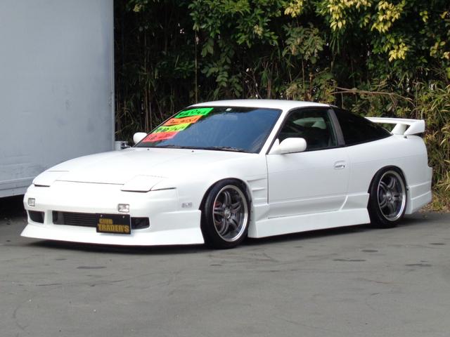 １８０ＳＸ 　ターボＥｇ換装６速ＭＴ換装公認Ｓ１５ダッシュ換装外フルエアロ前置インタークーラー銅３層ラジエター車高調Ｐテン５穴ハブブレンボキャリパー強化クラッチ機械式ＬＳＤロールバーＧＴ－ＲシートＤｅｆｉ４連（18枚目）