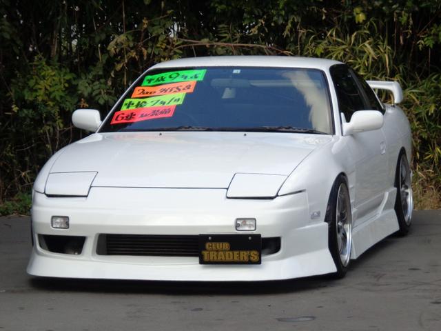 １８０ＳＸ 　ターボＥｇ換装６速ＭＴ換装公認Ｓ１５ダッシュ換装外フルエアロ前置インタークーラー銅３層ラジエター車高調Ｐテン５穴ハブブレンボキャリパー強化クラッチ機械式ＬＳＤロールバーＧＴ－ＲシートＤｅｆｉ４連（22枚目）