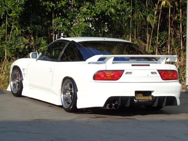 １８０ＳＸ 　ターボＥｇ換装６速ＭＴ換装公認Ｓ１５ダッシュ換装外フルエアロ前置インタークーラー銅３層ラジエター車高調Ｐテン５穴ハブブレンボキャリパー強化クラッチ機械式ＬＳＤロールバーＧＴ－ＲシートＤｅｆｉ４連（34枚目）