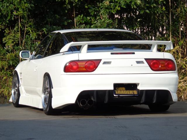 １８０ＳＸ 　ターボＥｇ換装６速ＭＴ換装公認Ｓ１５ダッシュ換装外フルエアロ前置インタークーラー銅３層ラジエター車高調Ｐテン５穴ハブブレンボキャリパー強化クラッチ機械式ＬＳＤロールバーＧＴ－ＲシートＤｅｆｉ４連（35枚目）