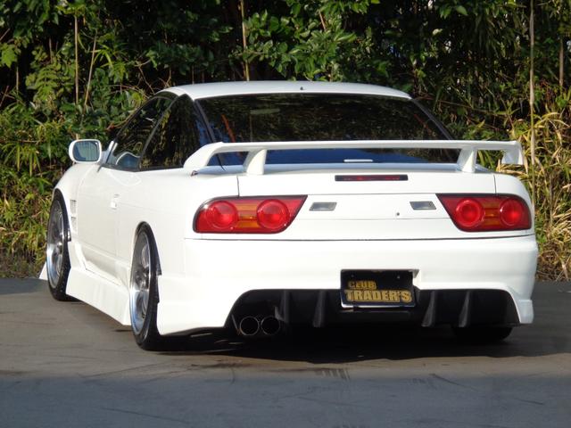 １８０ＳＸ 　ターボＥｇ換装６速ＭＴ換装公認Ｓ１５ダッシュ換装外フルエアロ前置インタークーラー銅３層ラジエター車高調Ｐテン５穴ハブブレンボキャリパー強化クラッチ機械式ＬＳＤロールバーＧＴ－ＲシートＤｅｆｉ４連（36枚目）