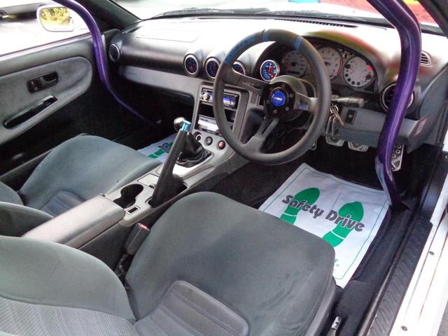 １８０ＳＸ 　ターボＥｇ換装６速ＭＴ換装公認Ｓ１５ダッシュ換装外フルエアロ前置インタークーラー銅３層ラジエター車高調Ｐテン５穴ハブブレンボキャリパー強化クラッチ機械式ＬＳＤロールバーＧＴ－ＲシートＤｅｆｉ４連（37枚目）