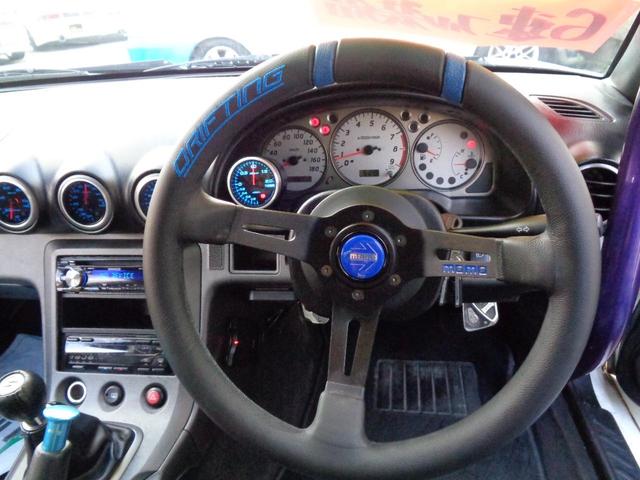 １８０ＳＸ 　ターボＥｇ換装６速ＭＴ換装公認Ｓ１５ダッシュ換装外フルエアロ前置インタークーラー銅３層ラジエター車高調Ｐテン５穴ハブブレンボキャリパー強化クラッチ機械式ＬＳＤロールバーＧＴ－ＲシートＤｅｆｉ４連（41枚目）