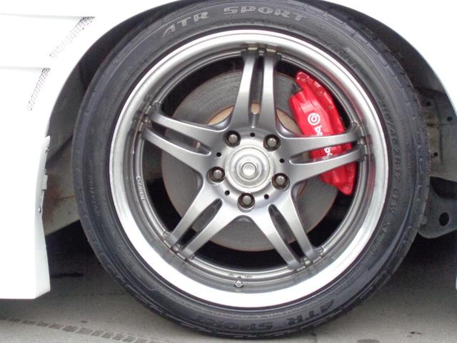 １８０ＳＸ 　ターボＥｇ換装６速ＭＴ換装公認Ｓ１５ダッシュ換装外フルエアロ前置インタークーラー銅３層ラジエター車高調Ｐテン５穴ハブブレンボキャリパー強化クラッチ機械式ＬＳＤロールバーＧＴ－ＲシートＤｅｆｉ４連（67枚目）