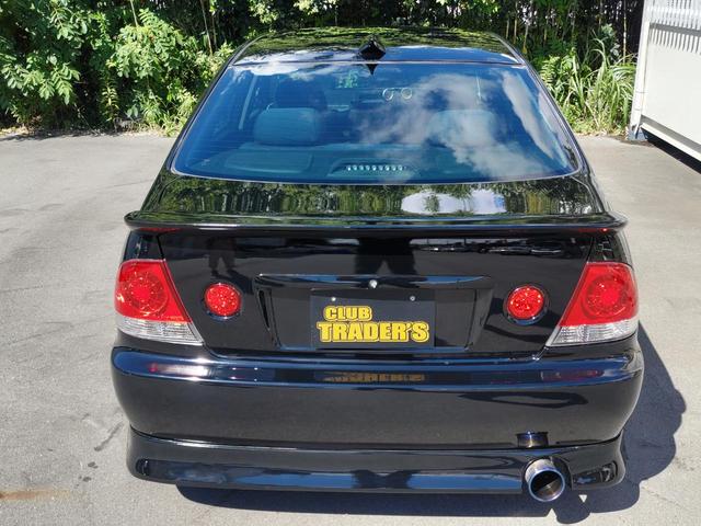 アルテッツァ RS200 Zエディション 色替車202ブラック外フルエアロ外ボンネット外ミラーステンタコ足Fパイプマフラーコーヨーアルミラジエターファイナルコネクション車高調18インチモデル5AWブリッツ水温計&負圧計ケンウッドSDナビETC(15枚目)