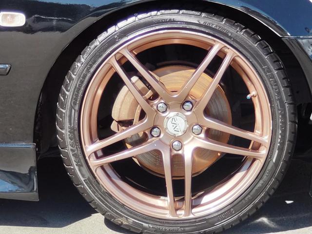 アルテッツァ RS200 Zエディション 色替車202ブラック外フルエアロ外ボンネット外ミラーステンタコ足Fパイプマフラーコーヨーアルミラジエターファイナルコネクション車高調18インチモデル5AWブリッツ水温計&負圧計ケンウッドSDナビETC(19枚目)