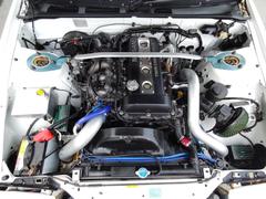 １８０ＳＸ 　ターボＥｇ換装６速ＭＴ換装公認Ｓ１５ダッシュ換装外フルエアロFrontインタークーラー銅３層ラジエターDampersＰテン５穴ハブブレンボキャリパー強化クラッチ機械式ＬＳＤロールバーＧＴ−ＲシートＤｅｆｉ４連 0510501A30231028W001 5