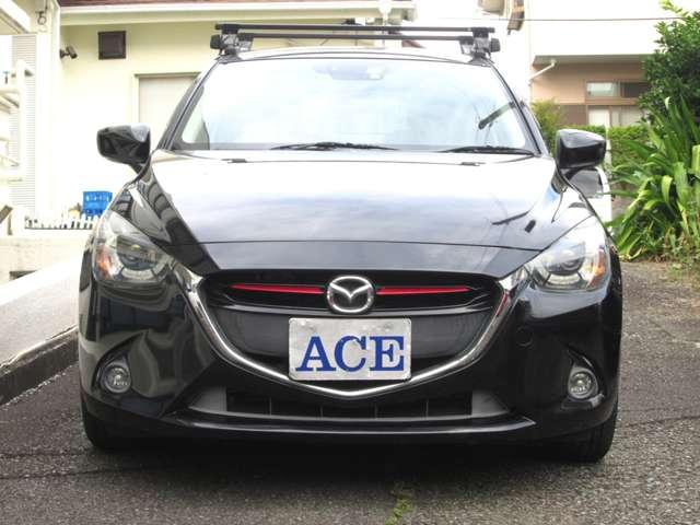 デミオ ＸＤツーリング　１オ－ナ－車　記録簿付　ナビＢカメラ　ｂｌｕｅｔｏｏｔｈ　ＥＴＣ　衝突軽減ブレ－キ　ＬＥＤオ－トヘッドランプ　１６ＡＷ　クルコン　パドルＳ　プッシュスタ－トＥＧ　スマ－トキ－２個あり　キャリアベ－ス付（5枚目）