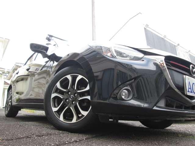 デミオ ＸＤツーリング　１オ－ナ－車　記録簿付　ナビＢカメラ　ｂｌｕｅｔｏｏｔｈ　ＥＴＣ　衝突軽減ブレ－キ　ＬＥＤオ－トヘッドランプ　１６ＡＷ　クルコン　パドルＳ　プッシュスタ－トＥＧ　スマ－トキ－２個あり　キャリアベ－ス付（60枚目）