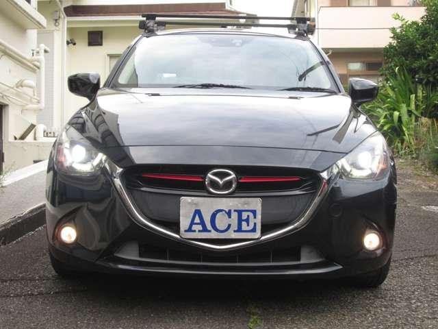 デミオ ＸＤツーリング　１オ－ナ－車　記録簿付　ナビＢカメラ　ｂｌｕｅｔｏｏｔｈ　ＥＴＣ　衝突軽減ブレ－キ　ＬＥＤオ－トヘッドランプ　１６ＡＷ　クルコン　パドルＳ　プッシュスタ－トＥＧ　スマ－トキ－２個あり　キャリアベ－ス付（67枚目）