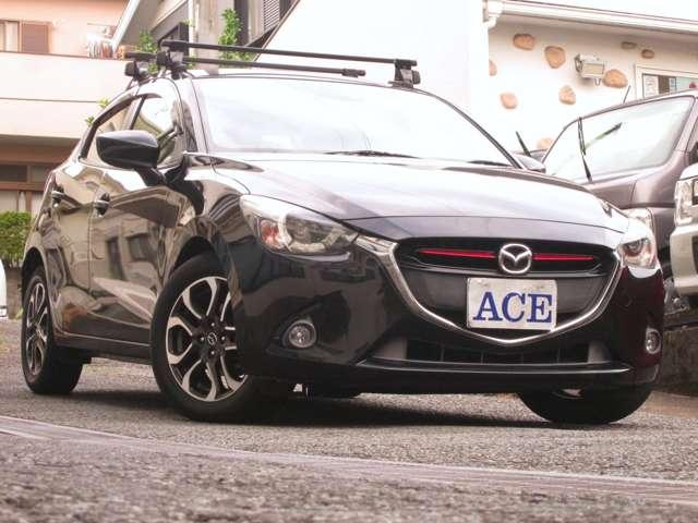 デミオ ＸＤツーリング　１オ－ナ－車　記録簿付　ナビＢカメラ　ｂｌｕｅｔｏｏｔｈ　ＥＴＣ　衝突軽減ブレ－キ　ＬＥＤオ－トヘッドランプ　１６ＡＷ　クルコン　パドルＳ　プッシュスタ－トＥＧ　スマ－トキ－２個あり　キャリアベ－ス付（75枚目）