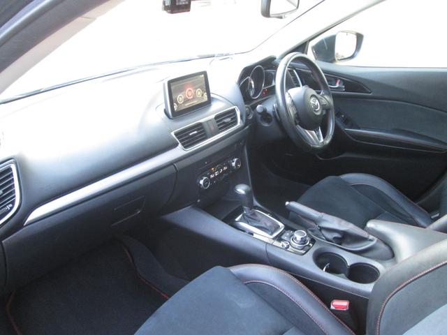 アクセラスポーツ XD サンル-フ マツスピエアロ 18AW OP地デジDVDCD ナビBカメラ ETC 前後ドラレコ パドルS 電動ハ-フレザ-シ-ト シ-トヒ-タ- 追従クルコン 衝突軽減B BSモニタ- 車線逸脱警報(4枚目)