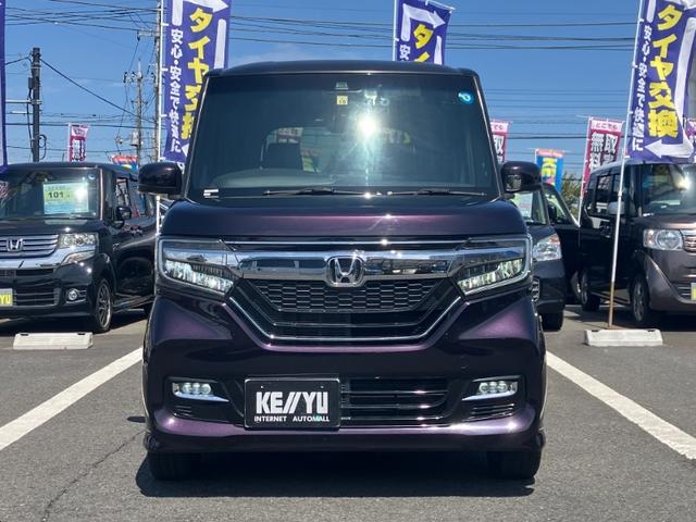 Ｎ－ＢＯＸカスタム Ｇ・Ｌターボホンダセンシング／東京仕入／走行２９２９９ＫＭ／　ハーフレザーシート／両側電動スライドドア／純正ナビ／ＣＤ／ＤＶＤ再生／ＢＴ対応／１２セグ／Ｒスポイラー／バックカメラ／ＡＳＶ／アダプティブクルーズコントロール／スマートキー／プッシュスタート／フル装備（2枚目）