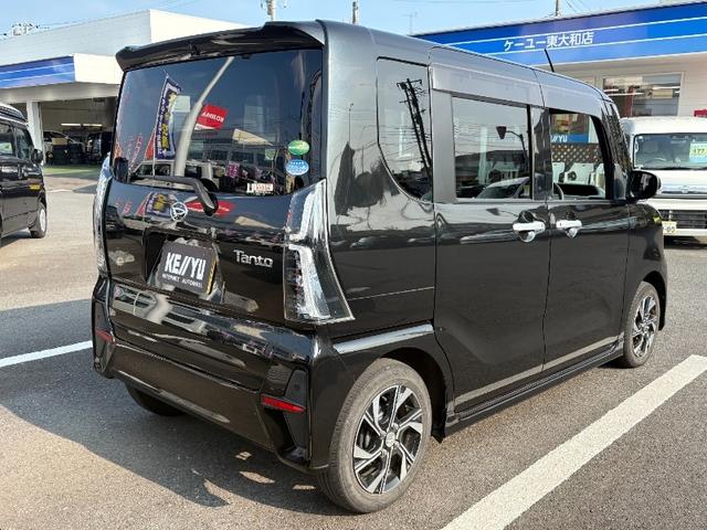 タント カスタムＸ／東大和仕入／走行３６２０５ＫＭ／ワンオーナー　禁煙車／社外ＳＤナビ／ＣＤＤＶＤ／１２セグ／ＢＴ／バックカメラ／スマートキー／プッシュスタート／ＡＳＶ／コーナーセンサー／ハーフレザーシート／両側ＰＳＤ／ＬＥＤヘッドライト／オートエアコン／フル装備（4枚目）