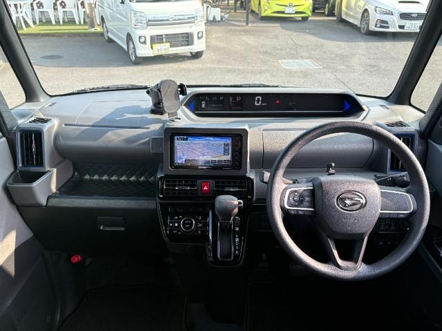 タント カスタムＸ／東大和仕入／走行３６２０５ＫＭ／ワンオーナー　禁煙車／社外ＳＤナビ／ＣＤＤＶＤ／１２セグ／ＢＴ／バックカメラ／スマートキー／プッシュスタート／ＡＳＶ／コーナーセンサー／ハーフレザーシート／両側ＰＳＤ／ＬＥＤヘッドライト／オートエアコン／フル装備（6枚目）