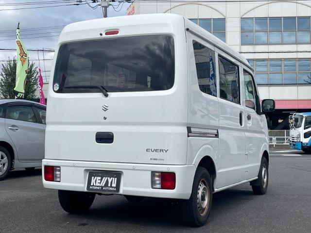 エブリイ ＰＣ／走行３３８５４ＫＭ／衝突被害軽減ブレーキ／禁煙車　両側スライドドア／横滑り防止装置／フル装備／Ｗエアバック／キーレスエントリー／ＥＴＣ／取扱説明書／オートライト／フルフラットシート／（6枚目）