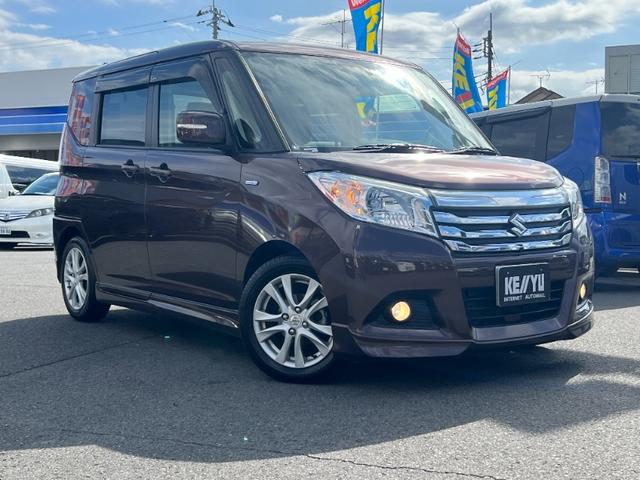 ソリオ ハイブリッドMZ/ワンオーナー/関東仕入れ/衝突軽減装置/ パナソニック製純正8型SDナビ/CD&DVD再生/Bluetoothオーディオ/フルセグTV/アラウンドビューモニター/フリップダウンモニター/両側電動スライド/ETC/衝突軽減/車線逸脱/クルーズ(3枚目)