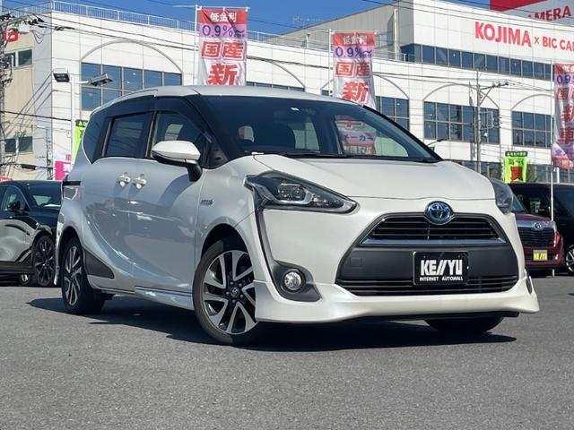 シエンタ ハイブリッドＧ／東大和仕入／走行３２３０９ＫＭ／純正エアロ　両側電動スライドドア／純正ＳＤナビ／ＣＤＤＶＤ再生／１２セグ／ＢＴ／バックカメラ／スマートキー／プッシュスタート／ビルトインＥＴＣ／衝突被害軽減Ｓ／純正１６ＡＷ／ＬＥＤヘッドライト／フォグ／フル装備／（3枚目）