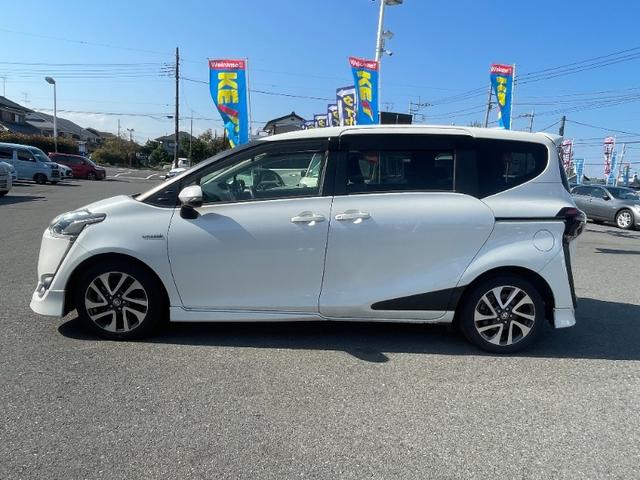 シエンタ ハイブリッドＧ／東大和仕入／走行３２３０９ＫＭ／純正エアロ　両側電動スライドドア／純正ＳＤナビ／ＣＤＤＶＤ再生／１２セグ／ＢＴ／バックカメラ／スマートキー／プッシュスタート／ビルトインＥＴＣ／衝突被害軽減Ｓ／純正１６ＡＷ／ＬＥＤヘッドライト／フォグ／フル装備／（5枚目）