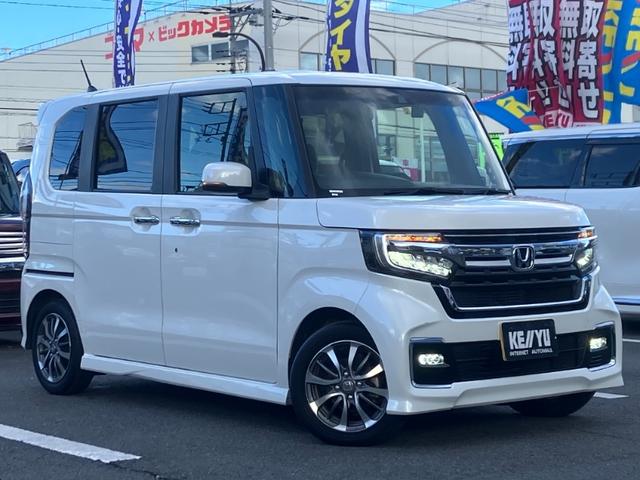 N-BOXカスタム L/東大和仕入/走行46570KM/ワンオーナー/禁煙車 社外8インチSDナビ/DVD/BT対応/12セグ/バックカメラ/ドライブレコーダー/スマートキー/プッシュスタート/両側電動スライドドア/ASV/アダプティブクルーズコントロール/LEDヘッドライト(3枚目)