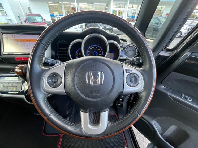 N-BOXカスタム G・ターボAパッケージ/東大和仕入/走行49761km/ ローダウン/両側電動スライドドア/社外SDナビ/CDDVD//12セグ/バックカメラ/ドライブレコーダー/スマートキー/プッシュスタート/HIDヘッドライト/フォグ/ASV/Rスポイラー/フル装備(30枚目)