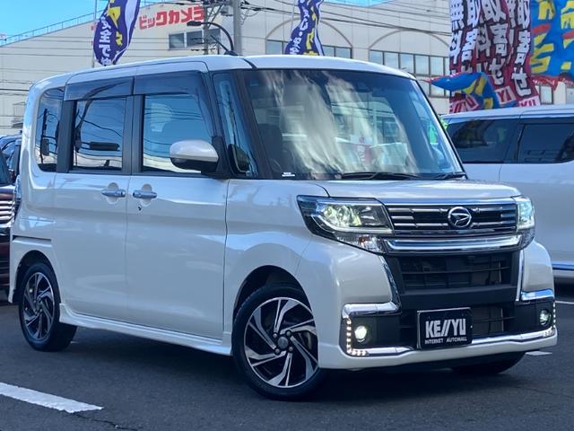 タント カスタムRS トップエディションVS SAIII/愛知仕入/ 純正7インチSDナビ/CD&DVD再生/USB/Bluetoothオーディオ/フルセグTV/全方位モニター/ETC/ドラレコ/衝突被害軽減/スマートキー&プッシュスタート/両側自動スライドドア(3枚目)