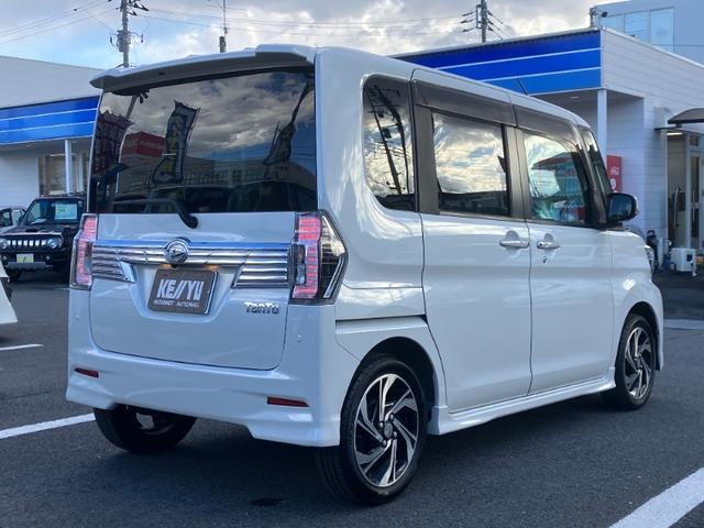 タント カスタムRS トップエディションVS SAIII/愛知仕入/ 純正7インチSDナビ/CD&DVD再生/USB/Bluetoothオーディオ/フルセグTV/全方位モニター/ETC/ドラレコ/衝突被害軽減/スマートキー&プッシュスタート/両側自動スライドドア(5枚目)