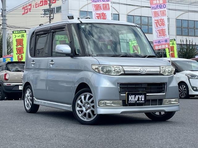 タント カスタムRS/2023年製タイヤ/走行39.944KM/ KENWOOD7型メモリーナビ/CD&DVD再生/Mサーバー/USB/Bluetoothオーディオ/フルセグTV/ユピテル前後ドラレコ/スマートキー/助手席側オートスライド/HIDヘッドライト(3枚目)