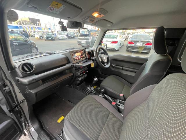 ジムニー ＸＬ／東大和仕入／走行１９７３４ＫＭ／禁煙／４ＷＤ／５ＭＴ／　社外オーデイオ／ＣＤ／ドライブレコーダー／ビルトインＥＴＣ／衝突被害軽減ブレーキ／レーンキープアシスト／純正１６ＡＷ／ＬＥＤヘッドライト／アイドリングストップ／保証書／取扱説明書／オートエアコン／（32枚目）