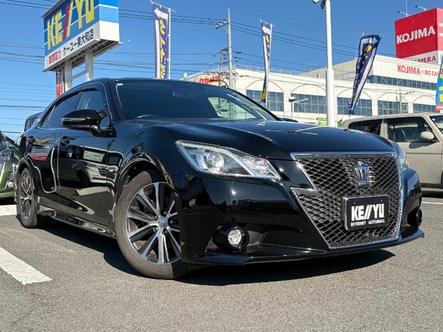 クラウン アスリート/東大和仕入/走行57261KM/メーカーナビ/ CDDVD/BT対応/12セグ/スマートキー/バックカメラ/プッシュスタート/クルーズコントロール/LEDヘッドライト/フォグ/オートライト/純正17AW/ビルトインETC/オートエアコン/フル装備(3枚目)