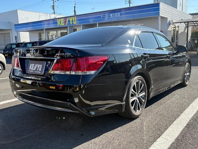 クラウン アスリート/東大和仕入/走行57261KM/メーカーナビ/ CDDVD/BT対応/12セグ/スマートキー/バックカメラ/プッシュスタート/クルーズコントロール/LEDヘッドライト/フォグ/オートライト/純正17AW/ビルトインETC/オートエアコン/フル装備(4枚目)