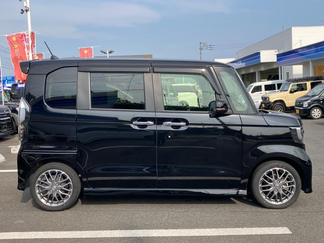 Ｎ－ＢＯＸカスタム Ｌターボ　走行１２２０５ｋｍ／衝突軽減／８型ＳＤナビ／ＢＴ接続／１２セグ／Ｂカメラ／ＥＴＣ／両側パワースライドドア／ハーフレザーシート／ＬＥＤヘッドライト／スマートキー／クルーズコントロール（7枚目）