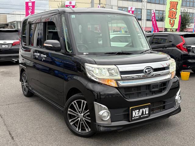 タント カスタムＲＳ　ＳＡ／東大和仕入／ターボ車／　２２年ダンロップタイヤ／走行７４，８８８ＫＭ／衝突軽減／両側自動スライド／純正ナビ／ＣＤ／ＤＶＤ／フルセグ／バックカメラ／ＥＴＣ／ＬＥＤライト／横滑り防止／純正１５ＡＷ／取扱説明書／保証書（9枚目）