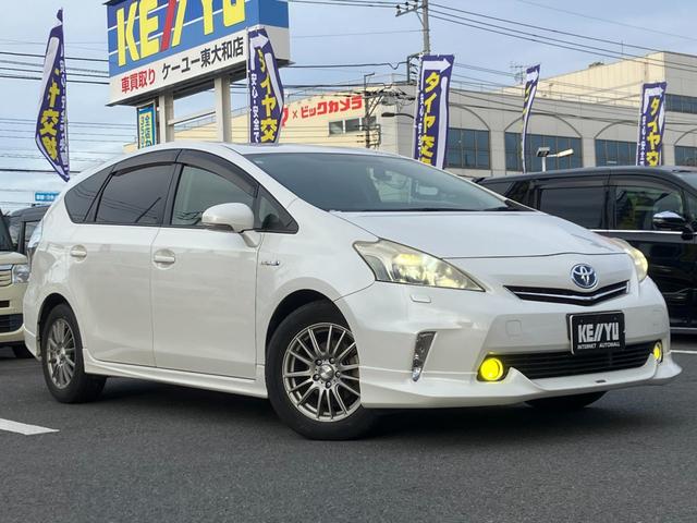 プリウスアルファ G 東大和仕入/モデリスタフルエアロ/グッドイヤー2023年タイヤ/アルパイン8型ナビ/BT接続/12セグTV/DVD/バックカメラ/ETC/ドラレコ/クルーズコントロール/LEDヘッドライト(6枚目)