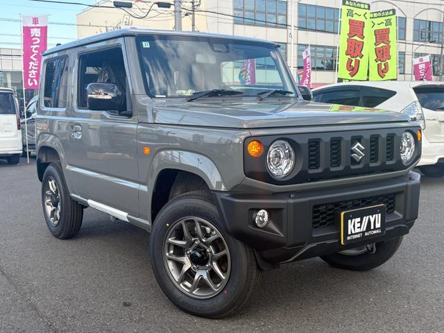 ジムニー XC/衝突軽減/25年BSタイヤ/ クルコン/LEDライト/フォグ/アイドリングストップ/横滑防止/シートヒーター/コーナーセンサー/電格ミラー/ウィンカーミラー/純正16AW/背面タイヤ/スマートキー/スペアキー/取扱説明書/保証書(9枚目)