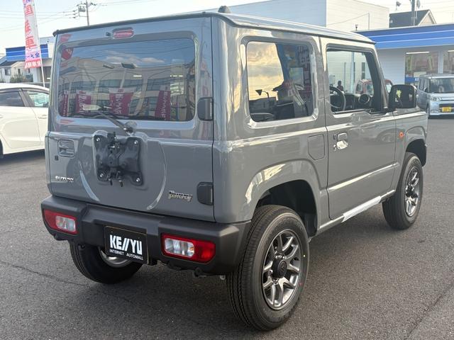 ジムニー XC/衝突軽減/25年BSタイヤ/ クルコン/LEDライト/フォグ/アイドリングストップ/横滑防止/シートヒーター/コーナーセンサー/電格ミラー/ウィンカーミラー/純正16AW/背面タイヤ/スマートキー/スペアキー/取扱説明書/保証書(11枚目)