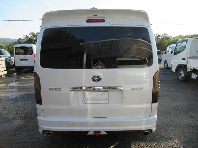 ハイエースワゴン GL 4型仕様 社外LEDヘッドライト 内装架装 横乗り可 ベッドキット ナビ リアモニター サブバッテリー 18インチAW パワスラ 前後ドラレコ(14枚目)