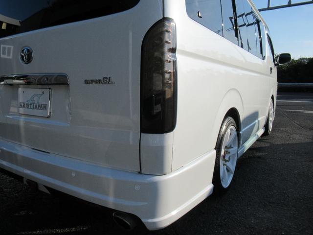 ハイエースワゴン GL 4型仕様 社外LEDヘッドライト 内装架装 横乗り可 ベッドキット ナビ リアモニター サブバッテリー 18インチAW パワスラ 前後ドラレコ(15枚目)