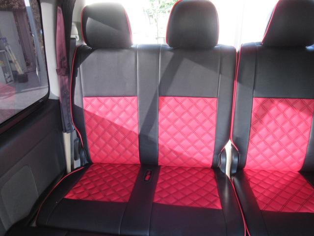 ハイエースワゴン GL 4型仕様 社外LEDヘッドライト 内装架装 横乗り可 ベッドキット ナビ リアモニター サブバッテリー 18インチAW パワスラ 前後ドラレコ(34枚目)