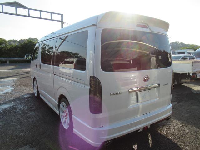 ハイエースワゴン GL 4型仕様 社外LEDヘッドライト 内装架装 横乗り可 ベッドキット ナビ リアモニター サブバッテリー 18インチAW パワスラ 前後ドラレコ(48枚目)