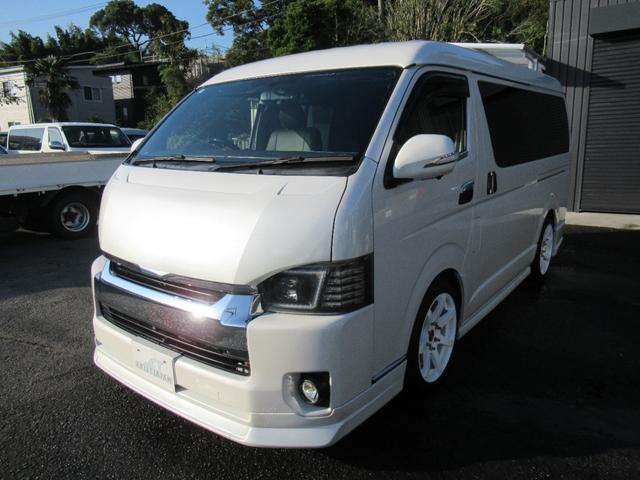 ハイエースワゴン GL 4型仕様 社外LEDヘッドライト 内装架装 横乗り可 ベッドキット ナビ リアモニター サブバッテリー 18インチAW パワスラ 前後ドラレコ(53枚目)