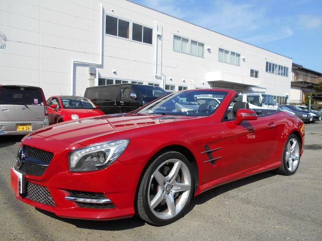 SL350 AMGスポーツPKG 左ハンドル 黒レザー レーダーセーフティー マジックスカイルーフ 純正HDDナビ&地デジTV TVキャンセラー キーレスゴー AMGエアロ&19インチアルミ(9枚目)