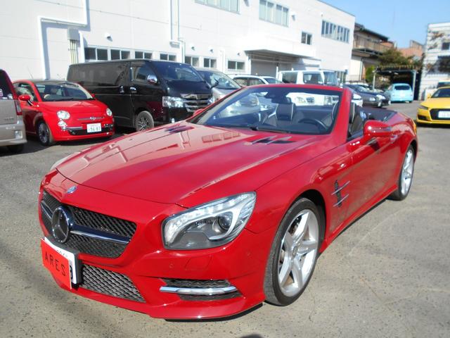 SL350 AMGスポーツPKG 左ハンドル 黒レザー レーダーセーフティー マジックスカイルーフ 純正HDDナビ&地デジTV TVキャンセラー キーレスゴー AMGエアロ&19インチアルミ(10枚目)