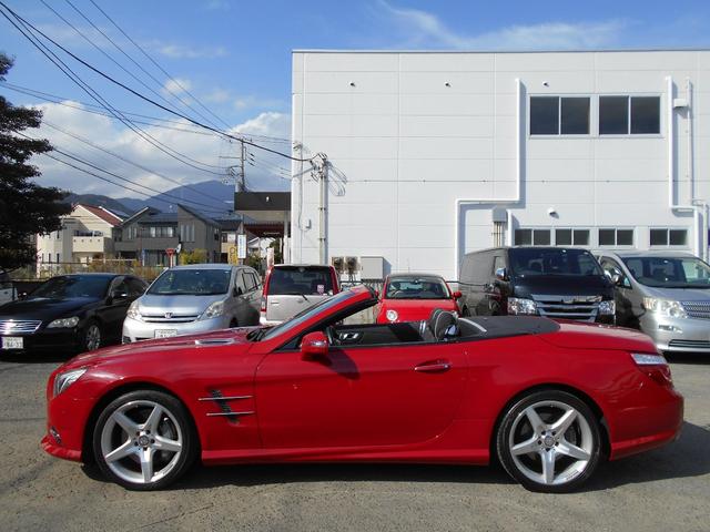 SL350 AMGスポーツPKG 左ハンドル 黒レザー レーダーセーフティー マジックスカイルーフ 純正HDDナビ&地デジTV TVキャンセラー キーレスゴー AMGエアロ&19インチアルミ(11枚目)